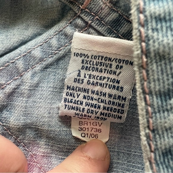 Y2K Old Navy Strawberry Shortcake Overalls Flare Leg Denim Handmade Size 2T - Picture 5 of 11